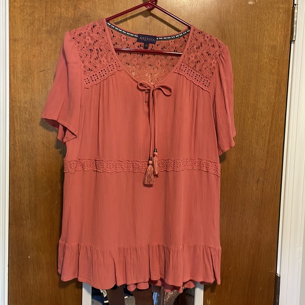 Artesia Rose Colored Top.